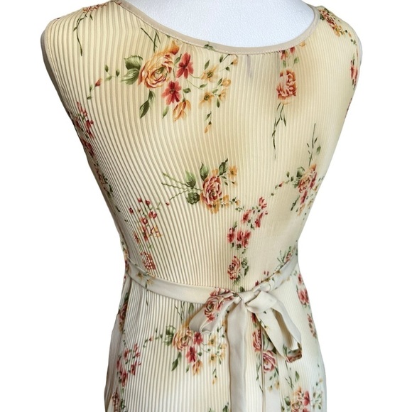 Moa USA Floral Sleeveless Midi Dress Size Small - Picture 6 of 17